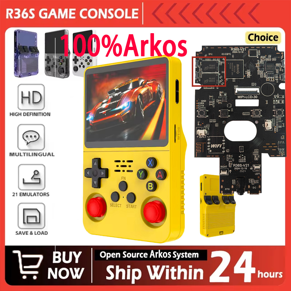 R36S Yeni 100% Arkos Sistemli  - Retro Handheld Game Console R36S incelemesi ve fiyatı