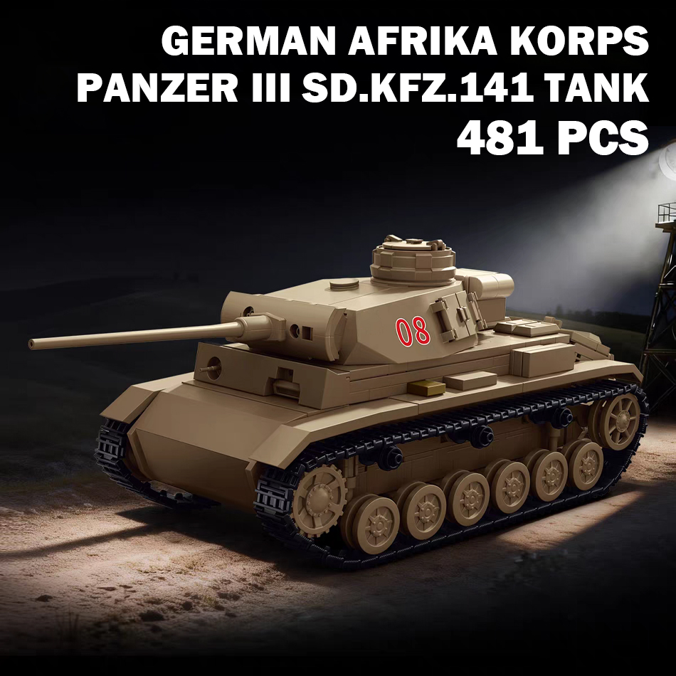 2. Dünya Savaşı Afrika Korps P - Lego Compatible Military Tank incelemesi ve fiyatı