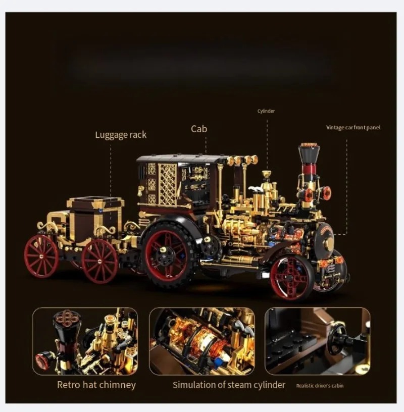 Yaratıcı 1331 Adet Vintage Mek - Building Blocks incelemesi ve fiyatı
