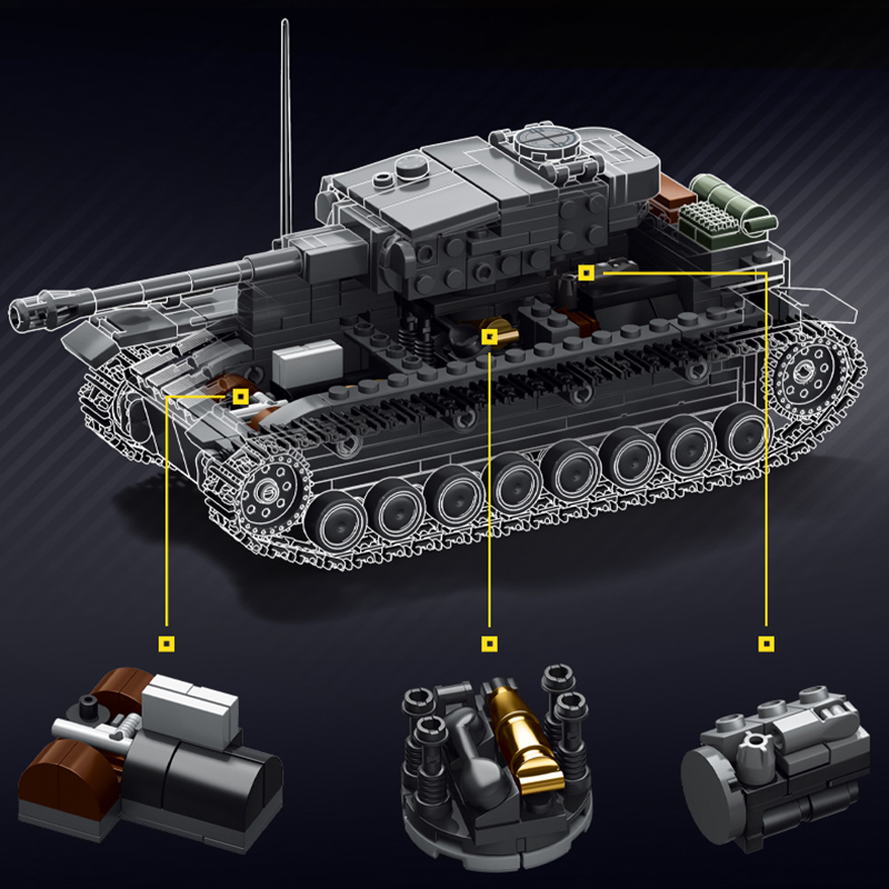 Askeri 1/35 Ölçekli Panzerkamp - Lego Compatible Military Tank incelemesi ve fiyatı